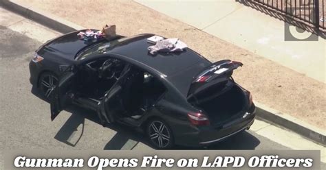 Gunman opens fire on LAPD officers on 110 Freeway; suspect in custody